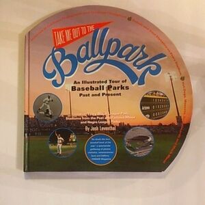 VINTAGE Coffee Table Mancave book TAKE ME OUT TO THE BALLPARK